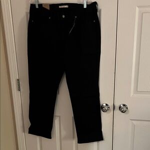 Elegant Black Straight Leg Women's Jeans